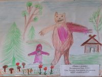 "Маша и медведь" Малиновская Вика, 4 года, МДОУ 47